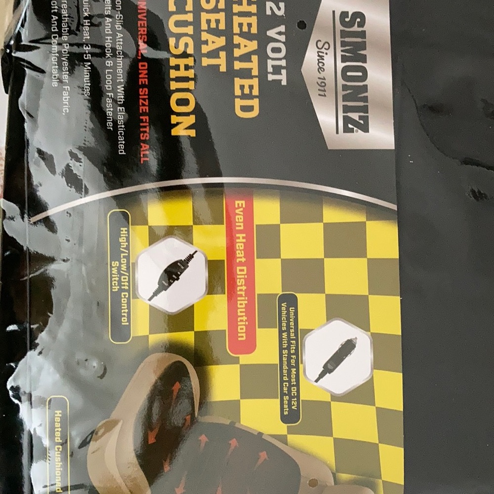 12 volt Heated Cushion